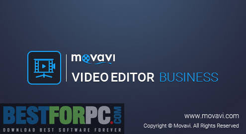 Movavi Video Editor Business Logo Screenshot Box png