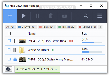 Free Download Manager Screenshot