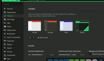 Vivaldi Browser Screenshot