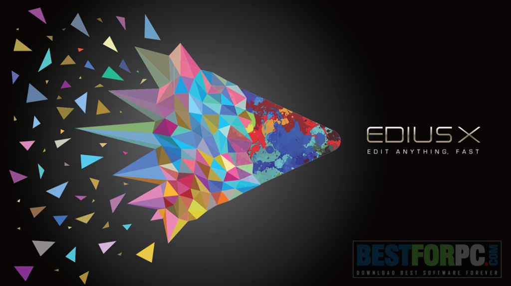 EDIUS X 10 Pro BOX LOGO COVER Screenshot