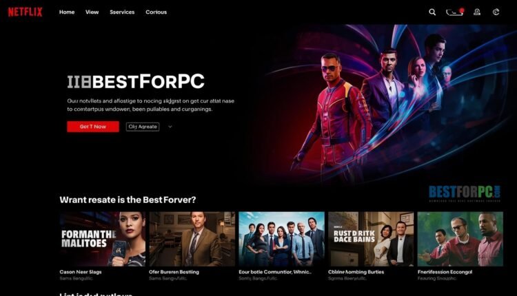 Netflix website for watching