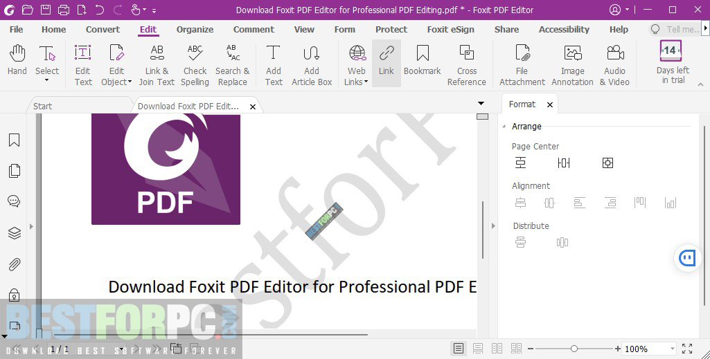 Foxit PDF Editor Free Download For Windows PC 32 Bit 64 Bit